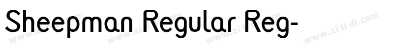 Sheepman Regular Reg字体转换 Sheepman Regular Reg字体转换